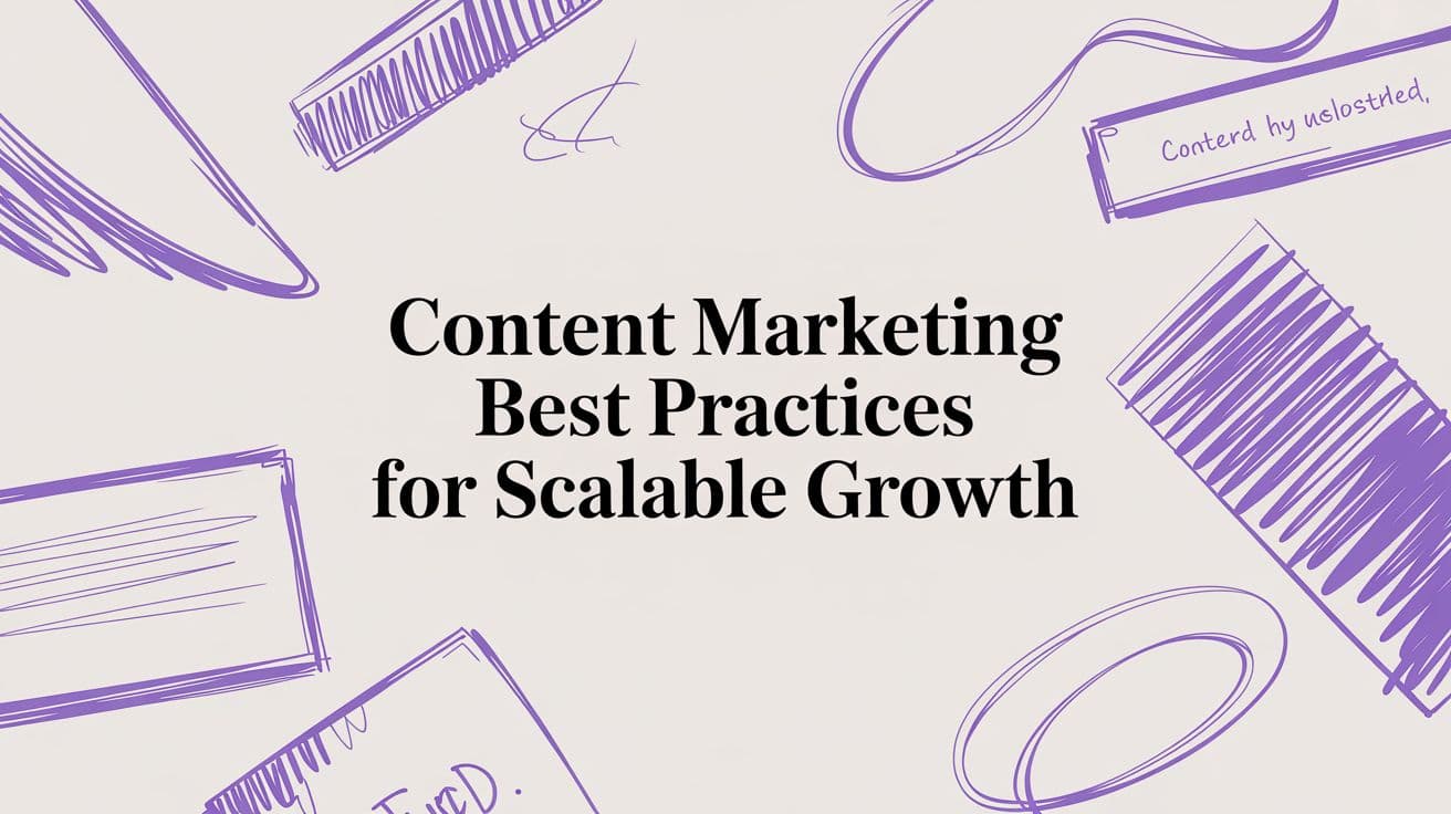 Content Marketing Best Practices for Scalable Growth