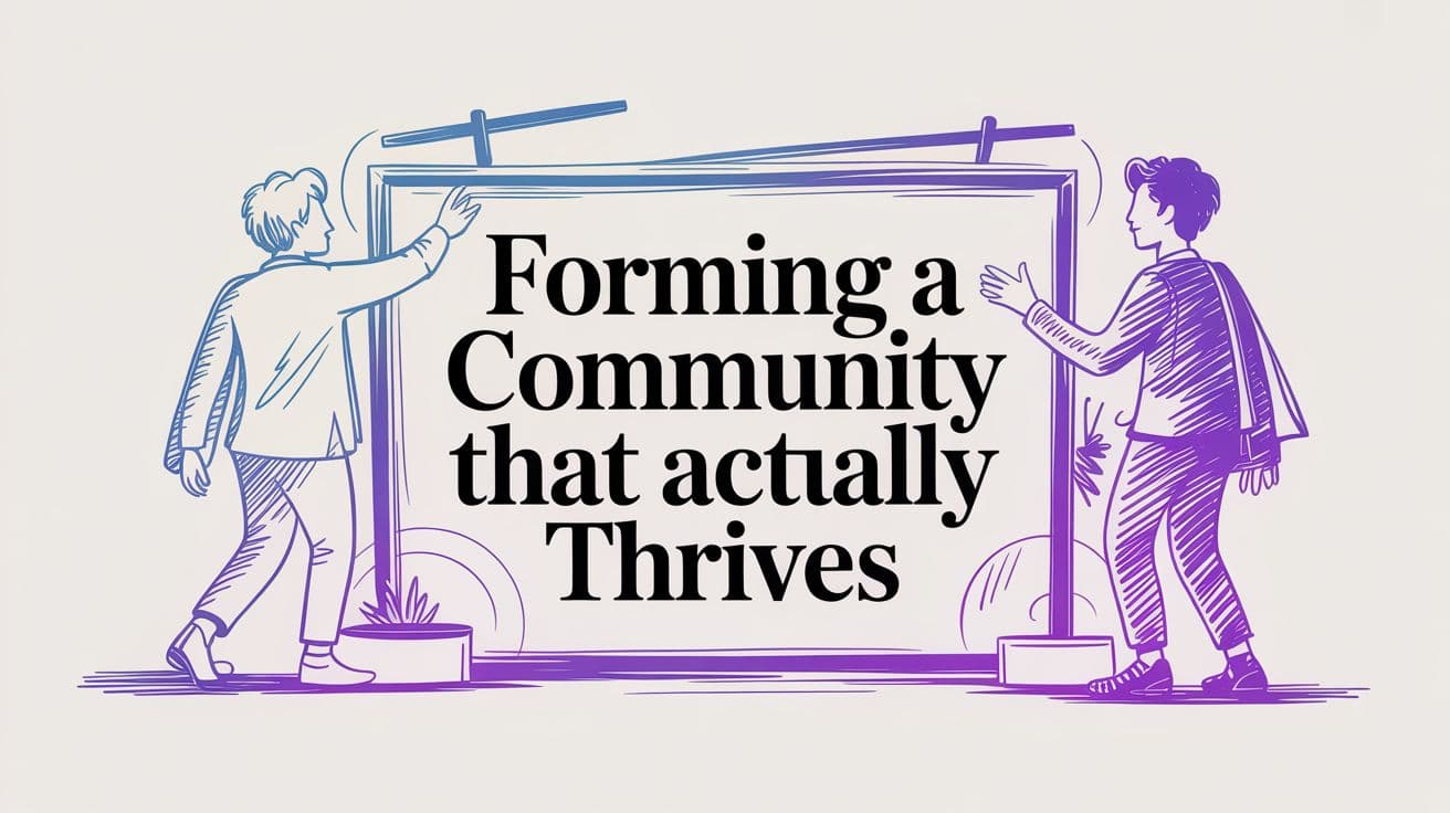 Forming a Community That Actually Thrives