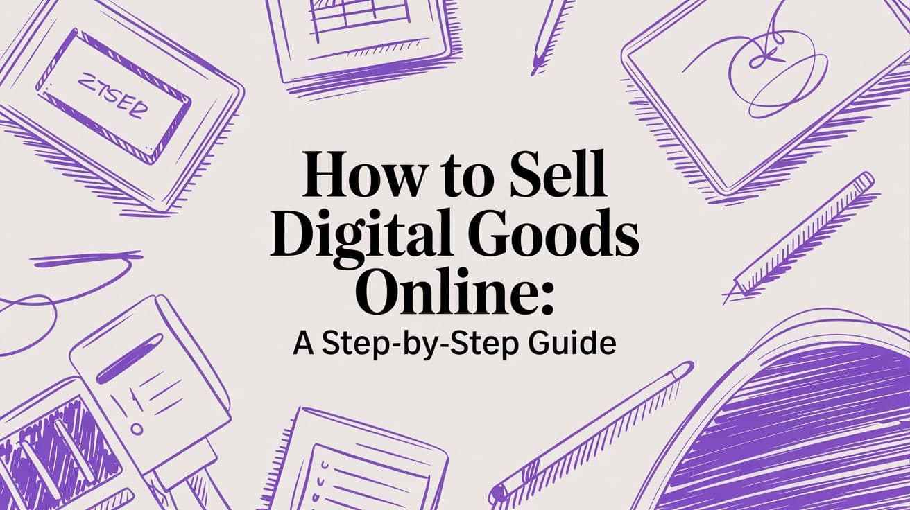 How to Sell Digital Goods Online: A Step-by-Step Guide