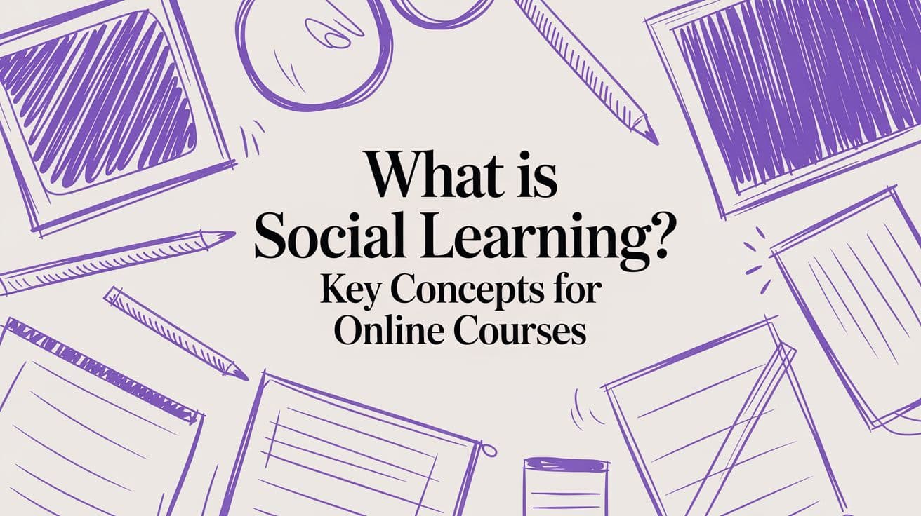 What is Social Learning? Key Concepts for Online Courses