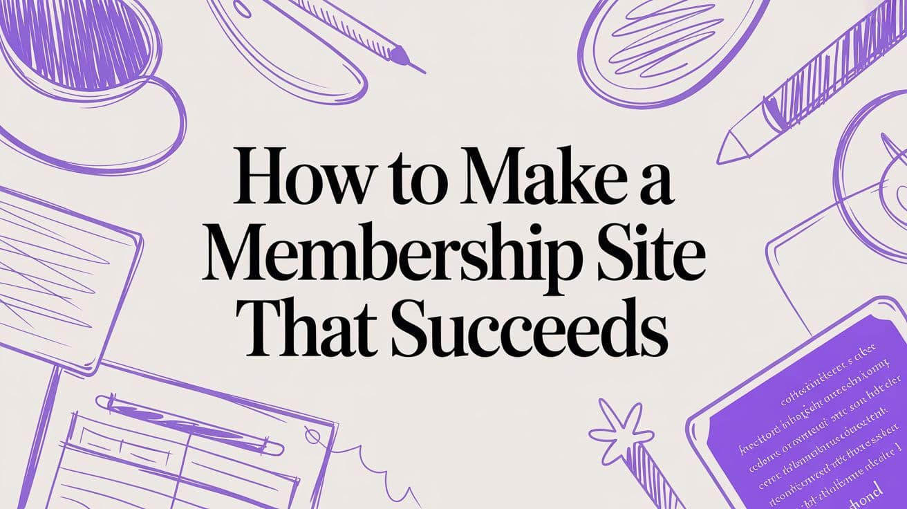 How to Make a Membership Site That Succeeds