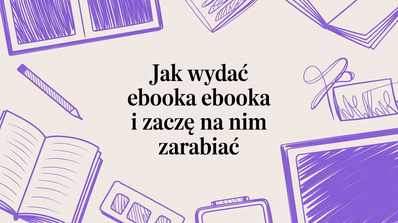 Chcesz wiedzieć, jak wydać ebooka? Odkryj nasz praktyczny poradnik, który przeprowadzi Cię od pomysłu, przez pisanie, aż po skuteczną sprzedaż online.