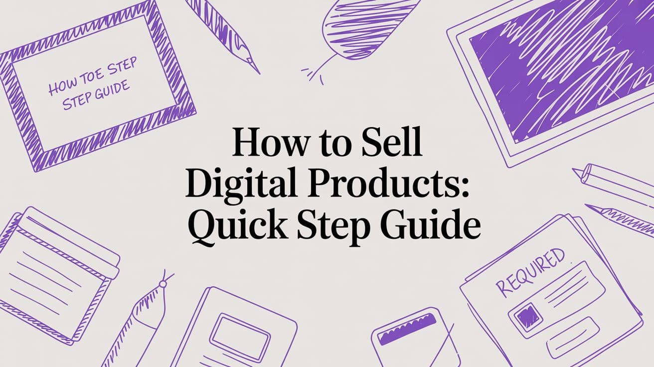 How to Sell Digital Products: A Guide for Creators