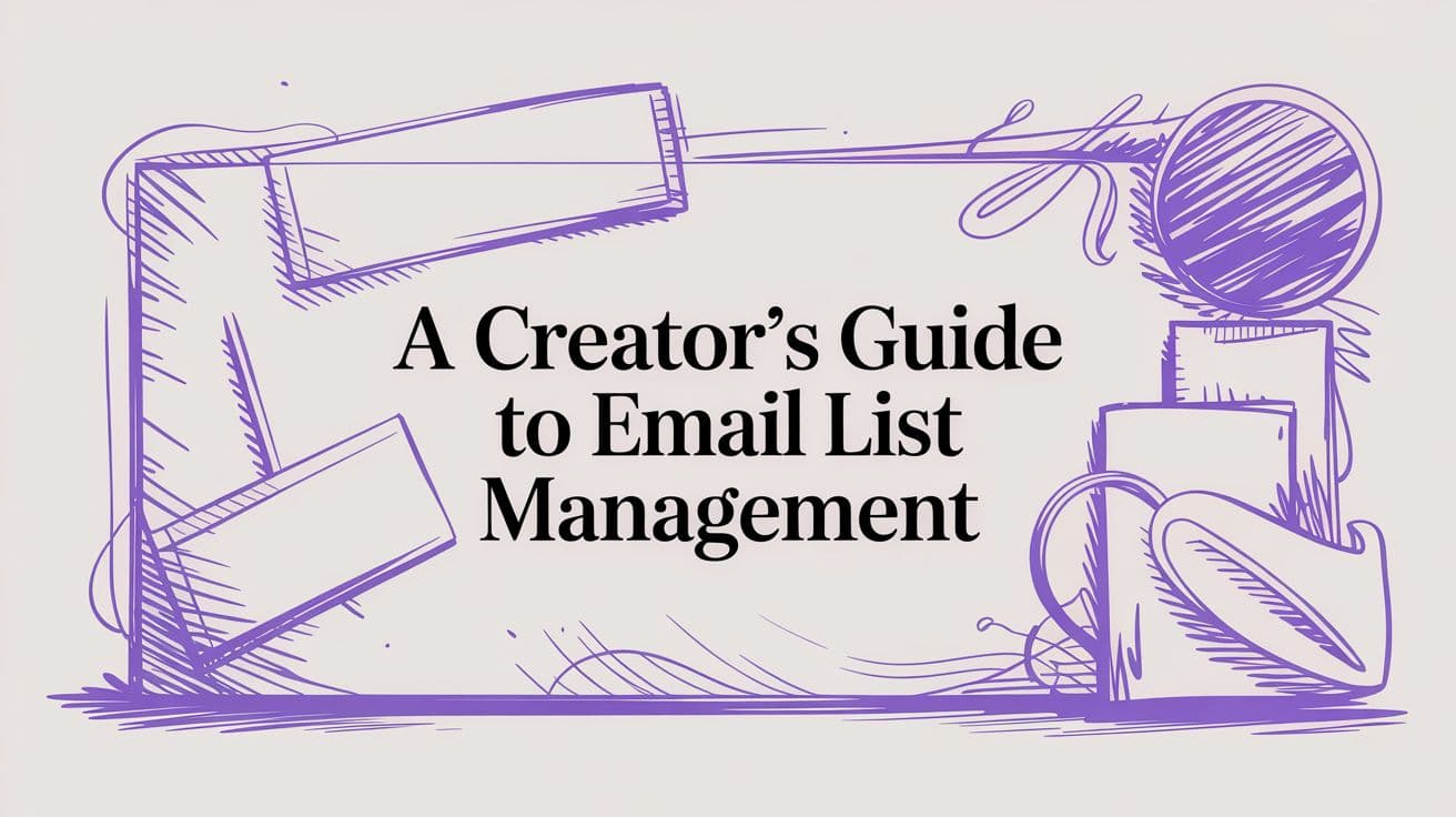 A Creator’s Guide to Email List Management: The Zanfia Approach