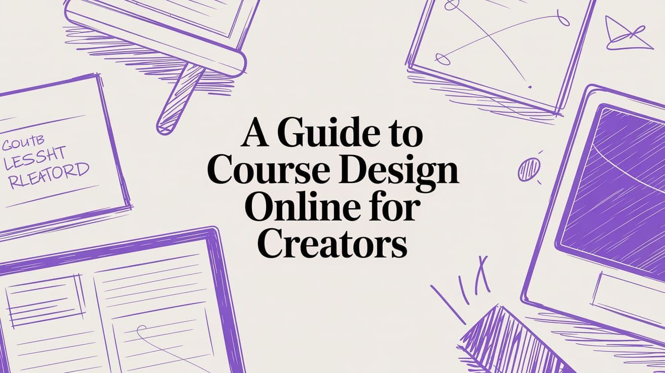 A Guide to Course Design Online for Creators