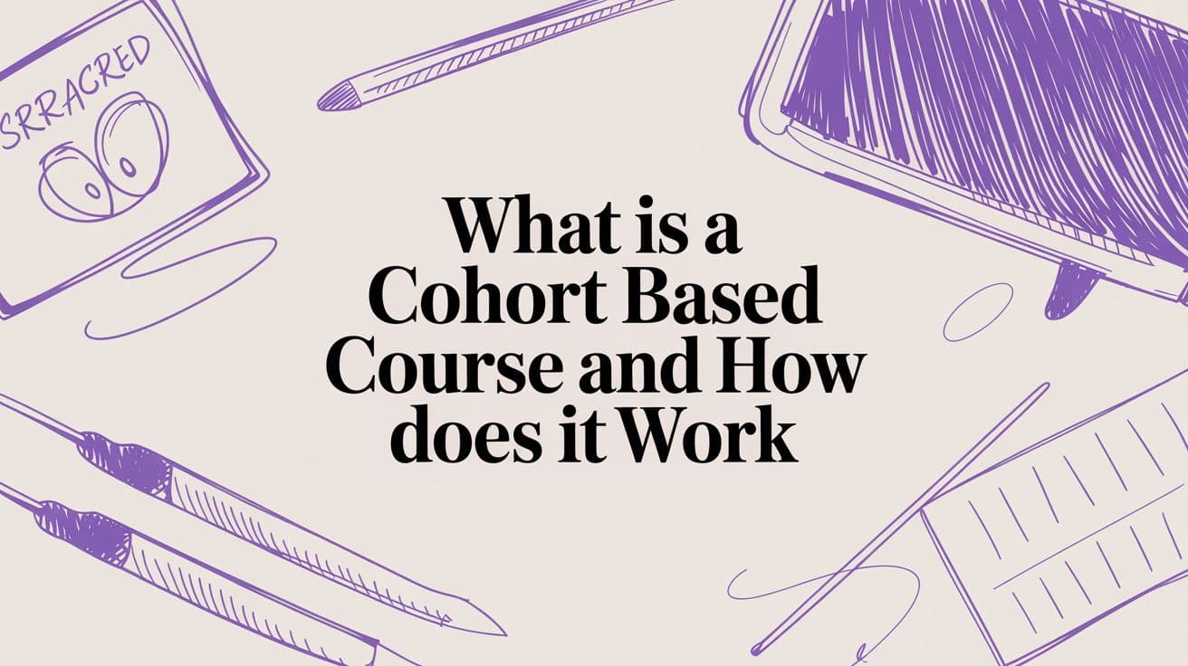 What Is a Cohort Based Course and How Does It Work