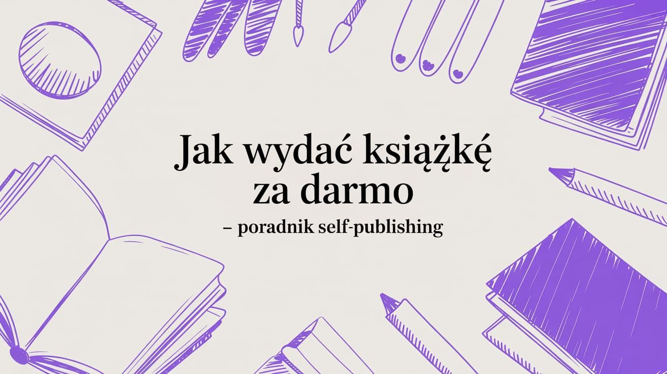 Dowiedz się jak wydać książkę za darmo i wystartować w self-publishing. Praktyczne wskazówki i narzędzia.