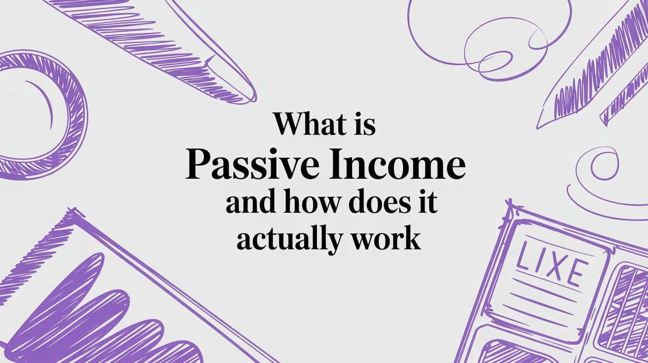 What Is Passive Income and How Does It Actually Work