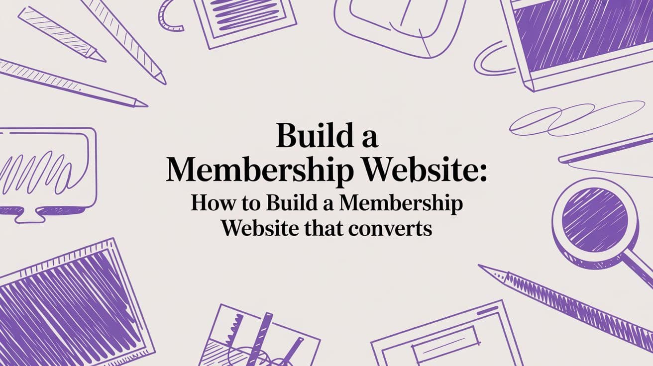 Build a Membership Website: How to build a membership website that converts