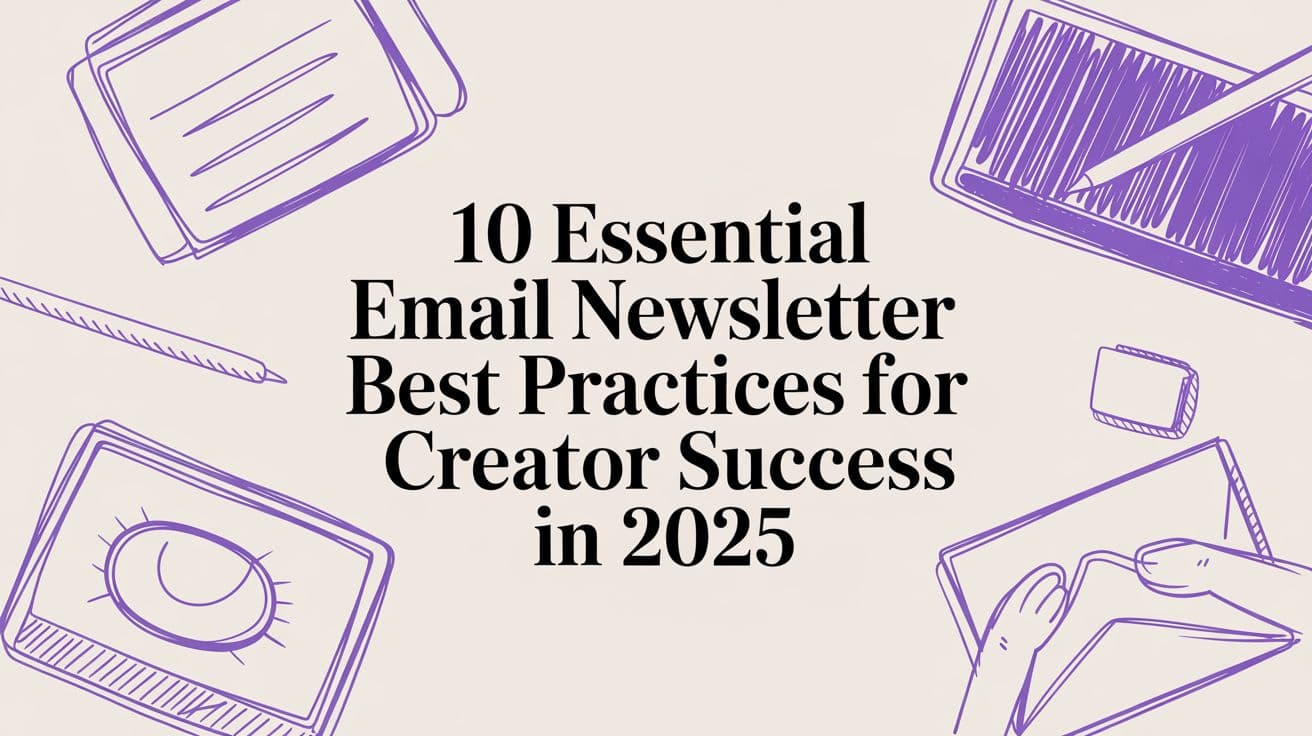 10 Essential Email Newsletter Best Practices for Creator Success in 2025