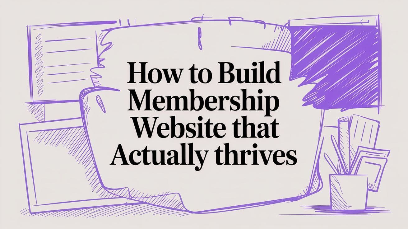 How to Build Membership Website That Actually Thrives