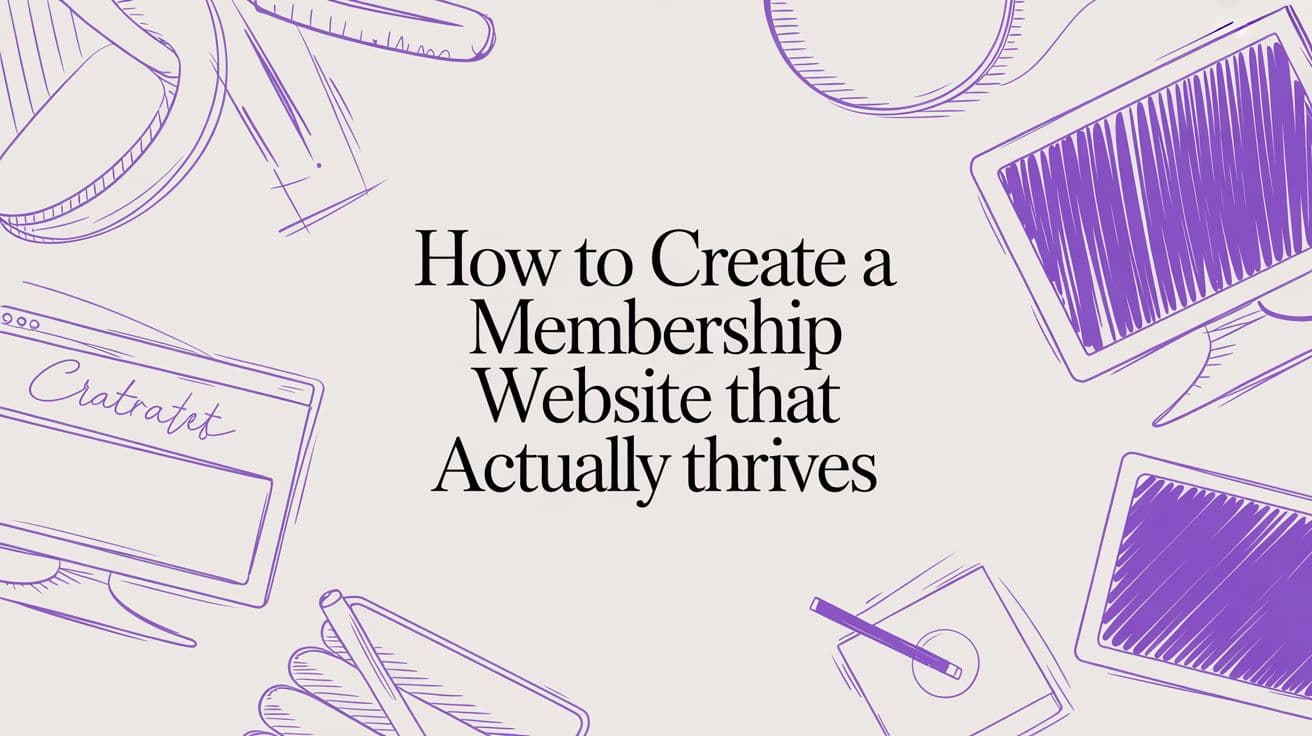 How to Create a Membership Website That Actually Thrives