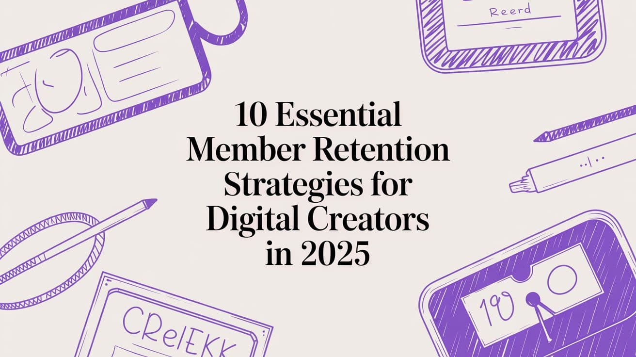 10 Essential Member Retention Strategies for Digital Creators in 2025