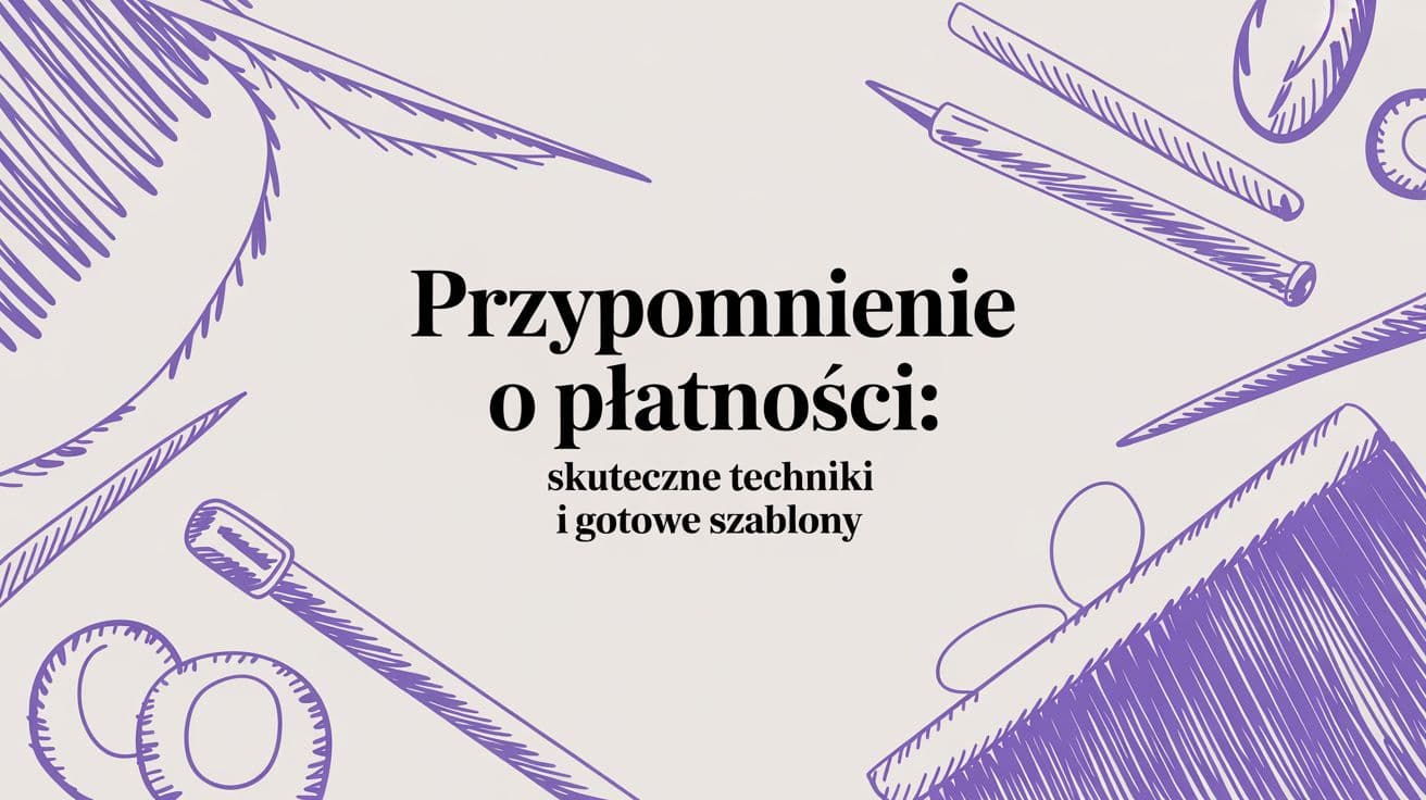 Dowiedz się, jak napisać skuteczne przypomnienie o płatności i zwiększyć ściągalność należności. Sprawdzone szablony i harmonogramy.