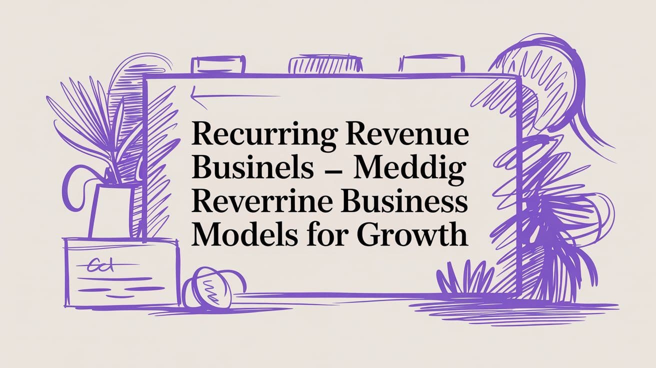 Recurring Revenue Business Models for Sustainable Growth