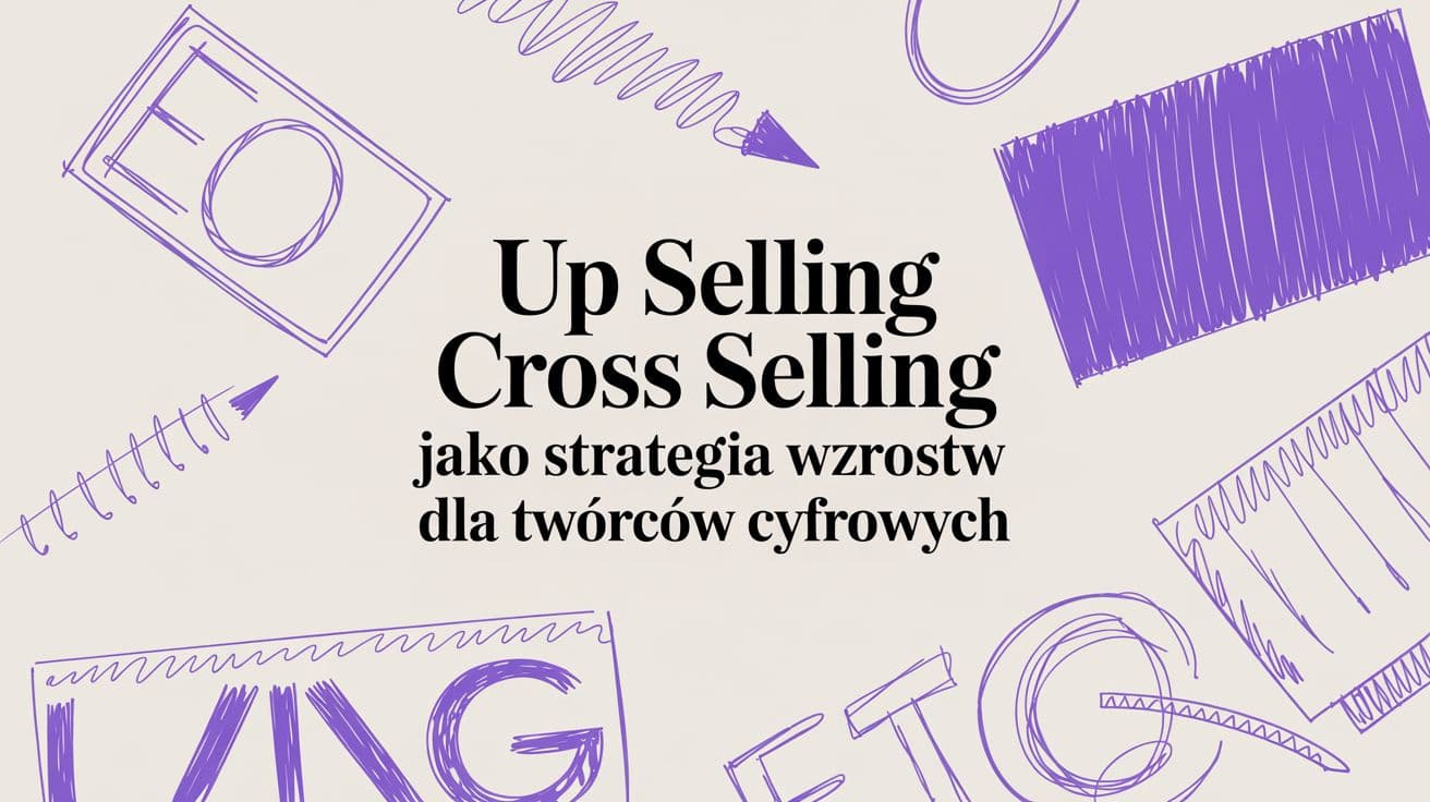 Odkryj skuteczne strategie up selling cross selling, które zwiększą przychody z Twoich produktów cyfrowych. Praktyczne porady i przykłady dla twórców.