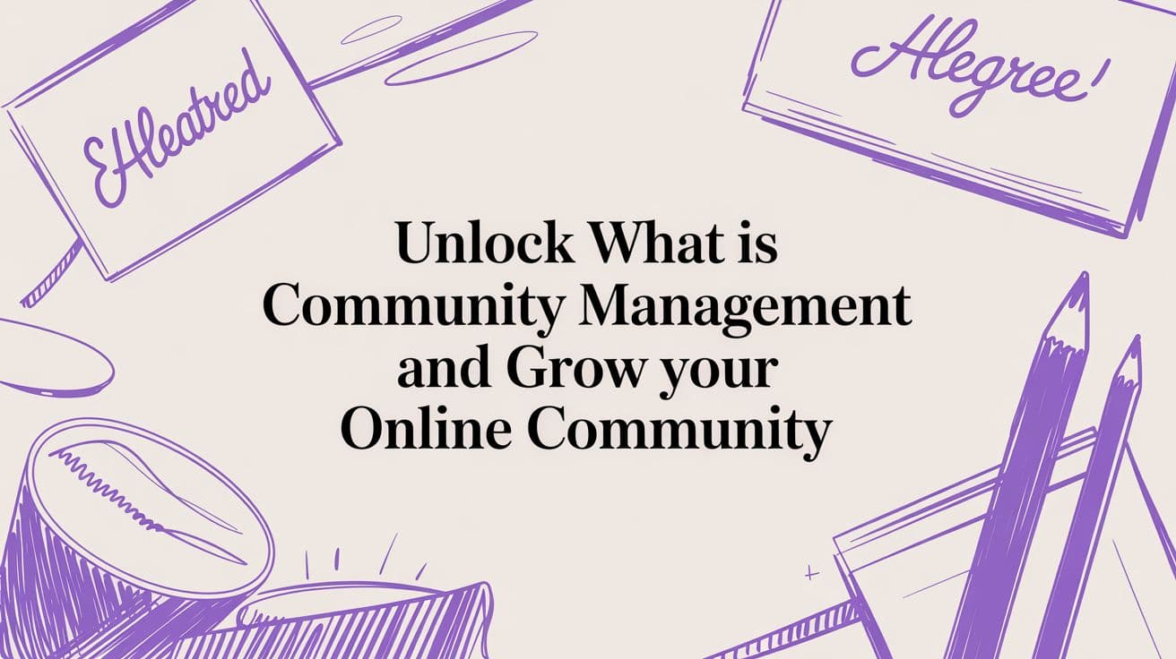 Unlock what is community management and grow your online community