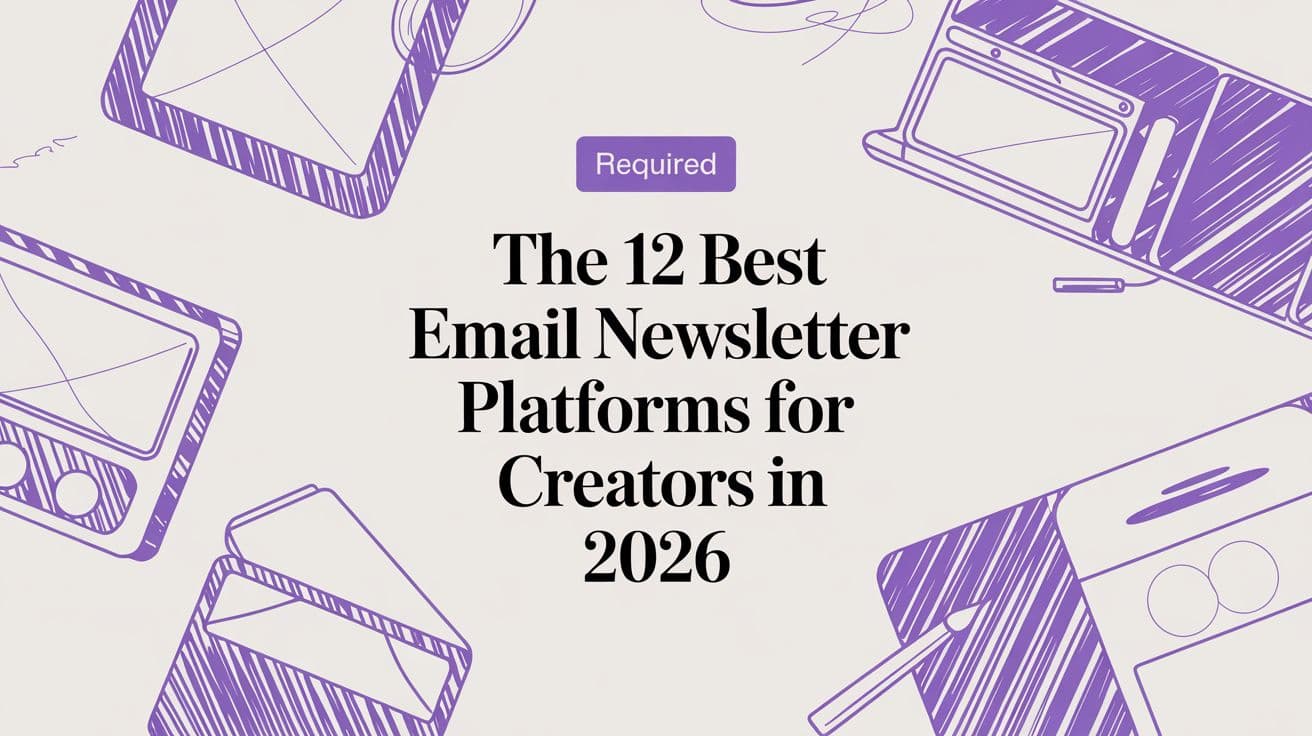 The 12 Best Email Newsletter Platforms for Creators in 2026