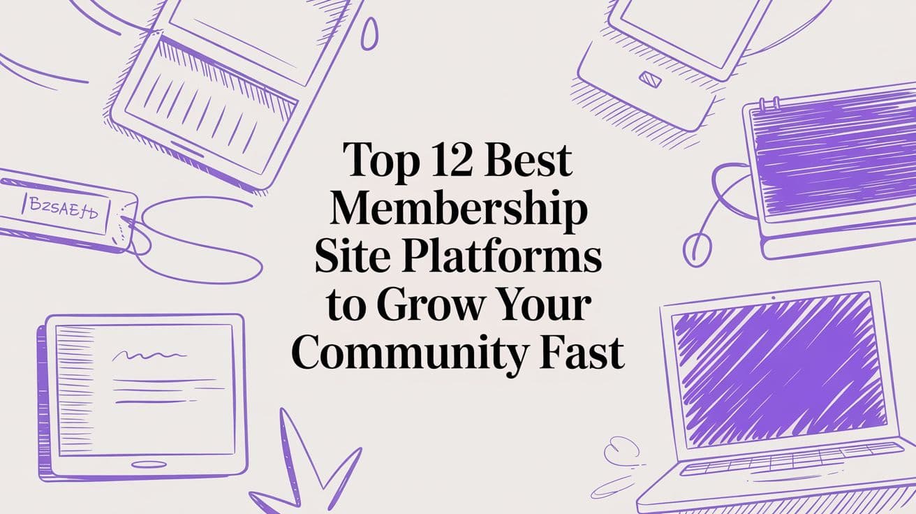 Top 12 best membership site platforms to grow your community fast