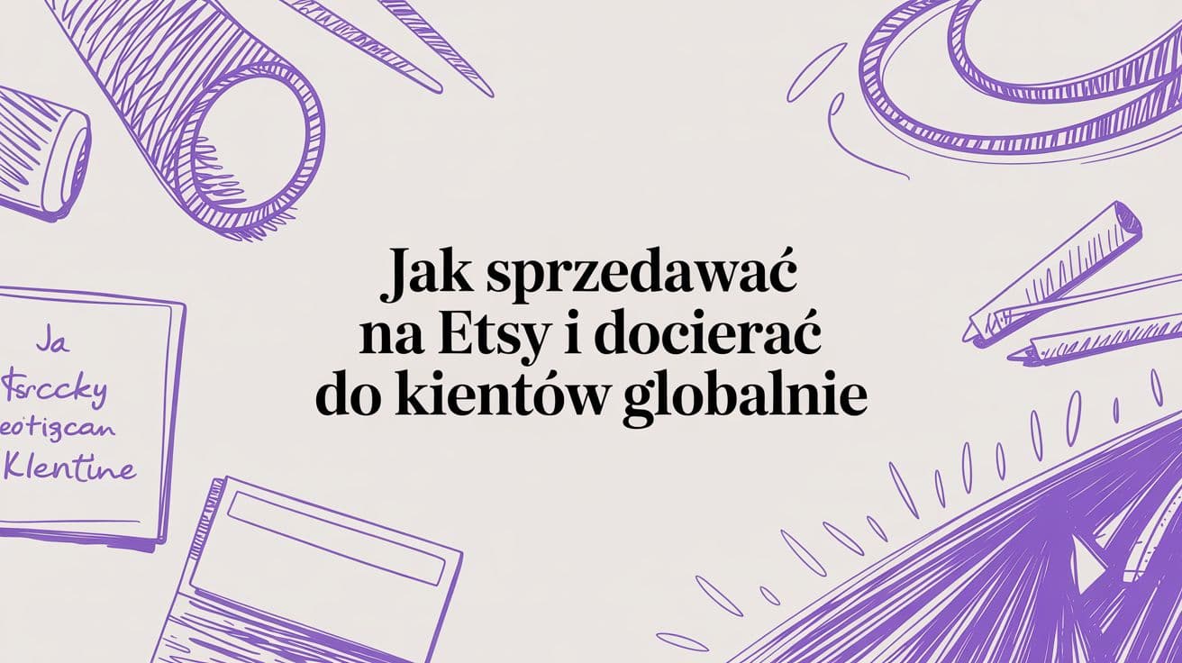 Zastanawiasz się, jak sprzedawać na Etsy? Odkryj nasz praktyczny przewodnik, który pokaże Ci, jak założyć sklep, promować produkty i budować markę.