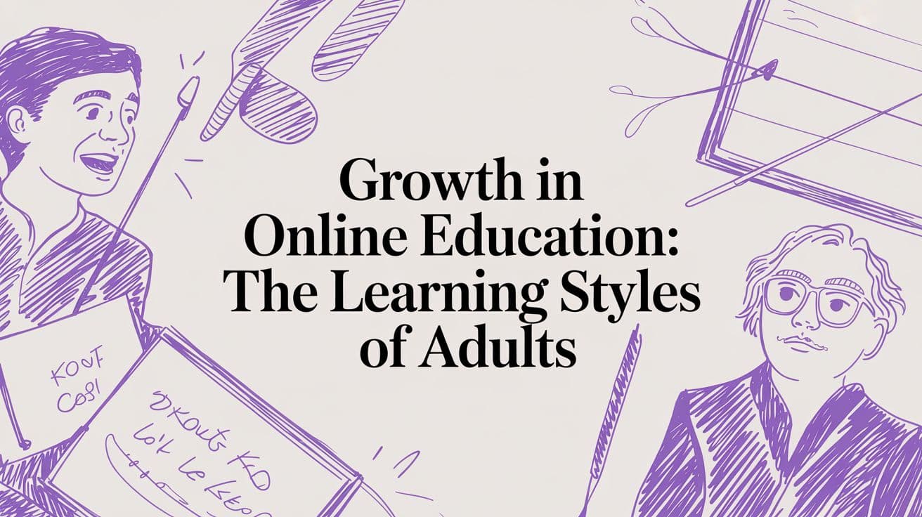 Growth in Online Education: Understanding the Learning Styles of Adults