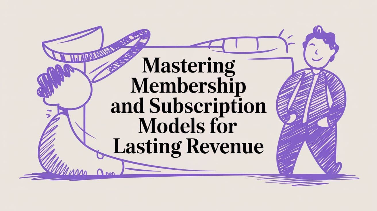 Mastering Membership and Subscription Models for Lasting Revenue