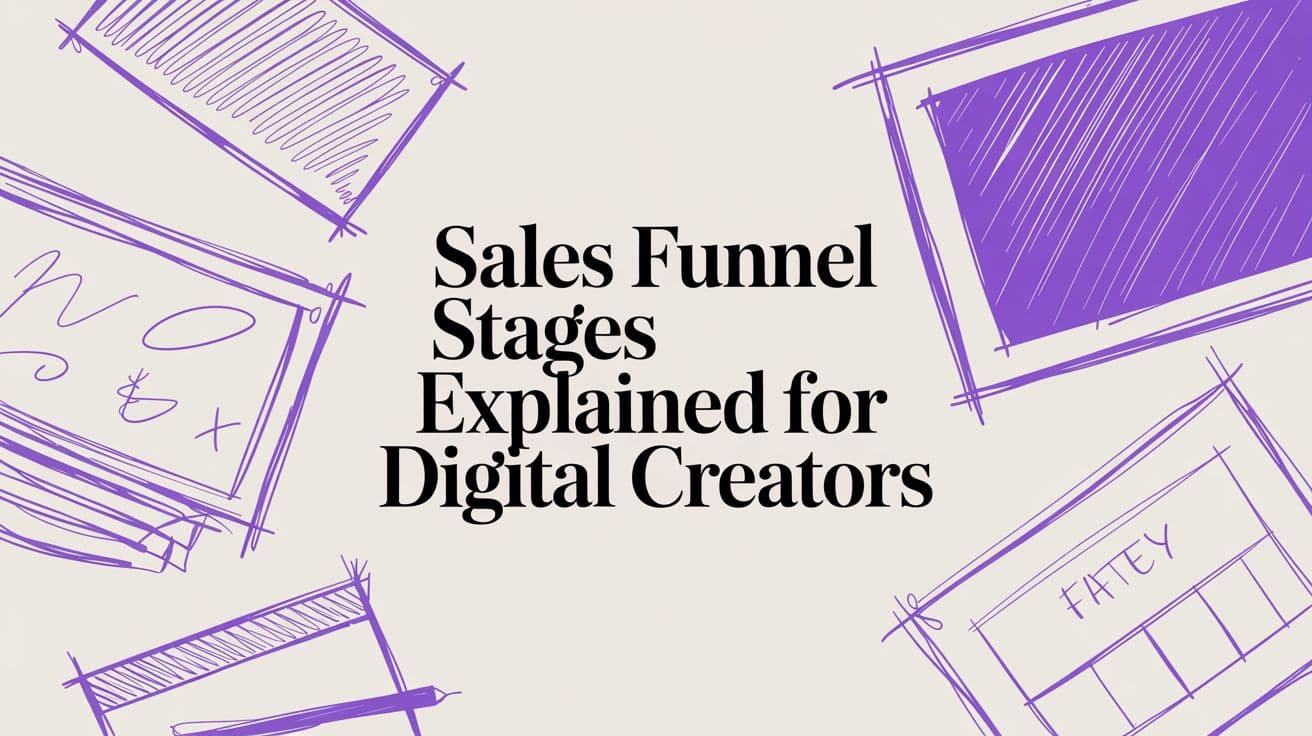 Sales Funnel Stages Explained for Digital Creators