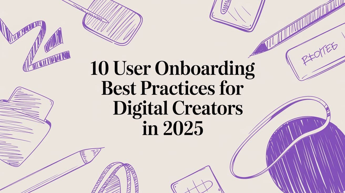 10 User Onboarding Best Practices for Digital Creators in 2025