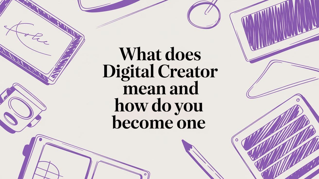 What Does Digital Creator Mean And How Do You Become One