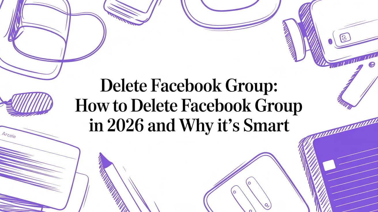 Delete Facebook Group: How to delete facebook group in 2026 and why it’s smart