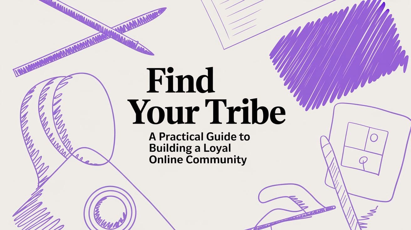 Find your tribe: A practical guide to building a loyal online community