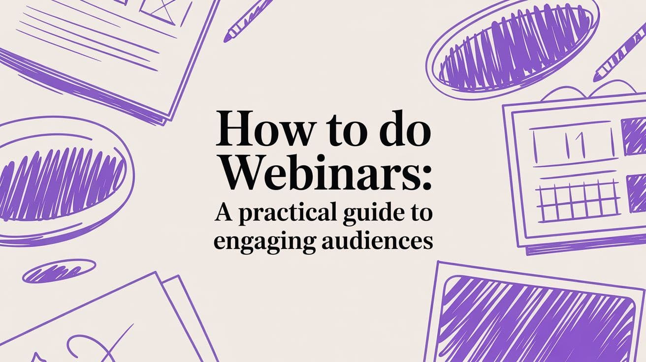 How to do webinars: A Practical Guide to Engaging Audiences