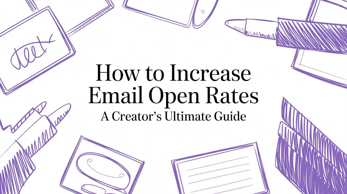How to Increase Email Open Rates: A Creator’s Ultimate Guide