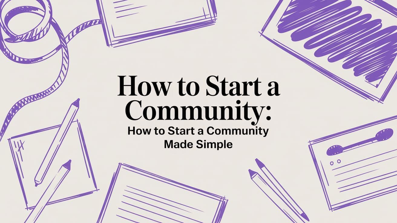 How to Start a Community: Your Step-by-Step Guide for 2024
