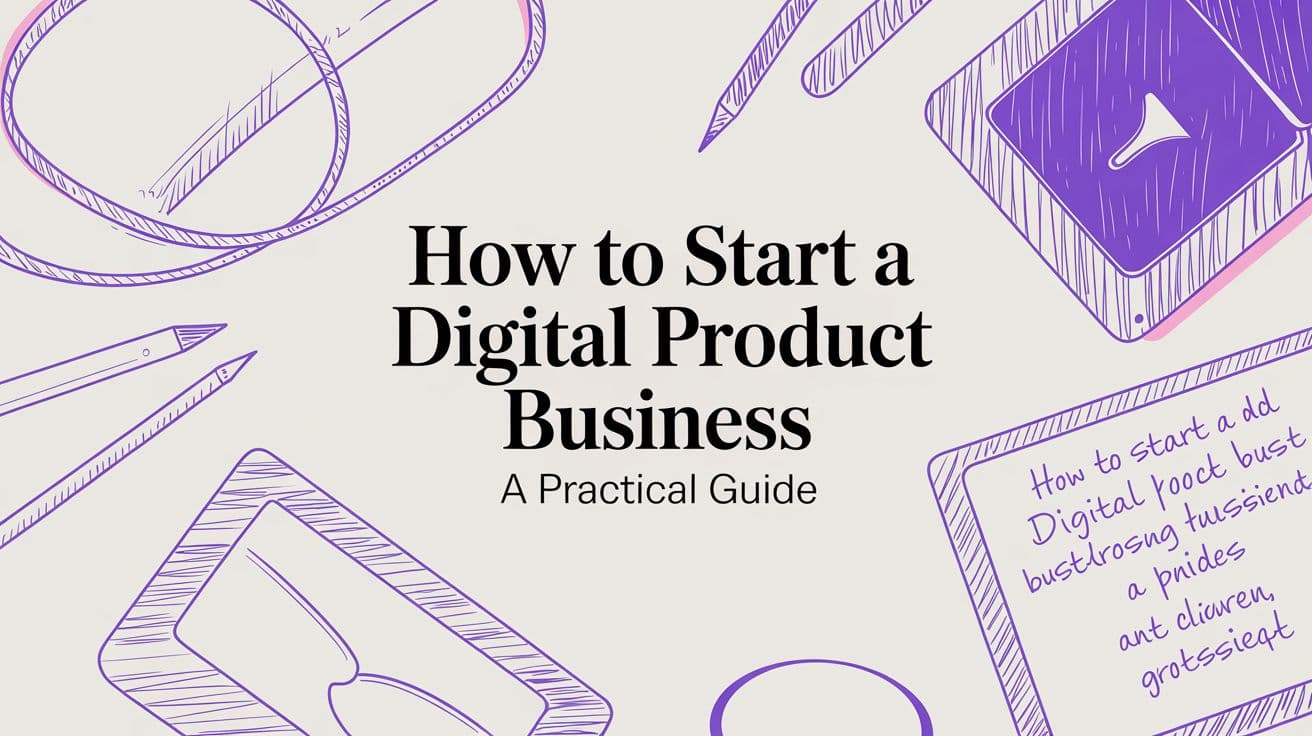 How to Start a Digital Product Business A Practical Guide
