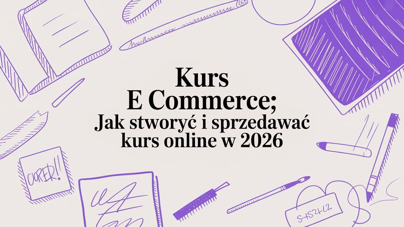Chcesz stworzyć dochodowy kurs e commerce? Odkryj sprawdzone strategie planowania, produkcji i sprzedaży kursów online, które przynoszą realne zyski.