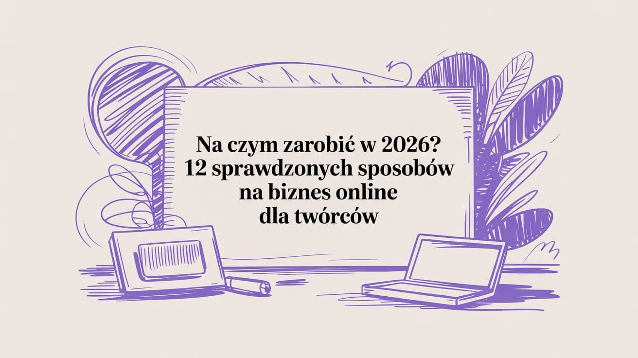 Zastanawiasz się, na czym zarobić online? Odkryj 12 konkretnych pomysłów na biznes cyfrowy – od kursów i społeczności po e-booki i newslettery.