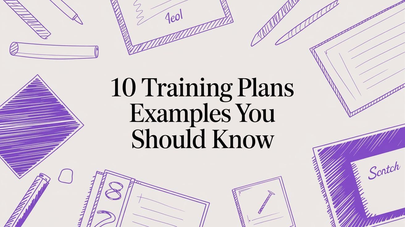 10 Training plans examples You Should Know