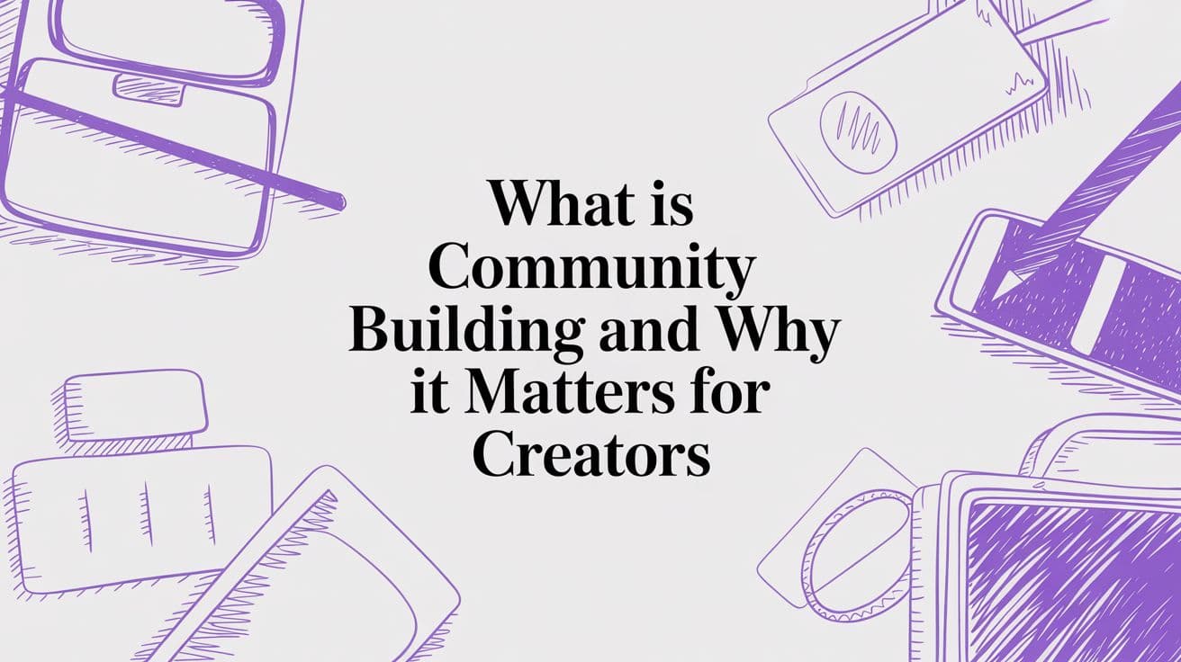What Is Community Building and Why It Matters for Creators
