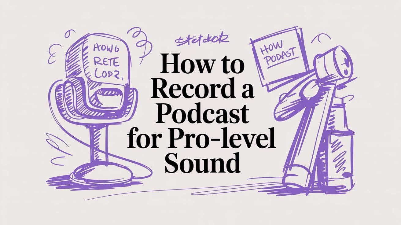 How to Record a Podcast for Pro-Level Sound