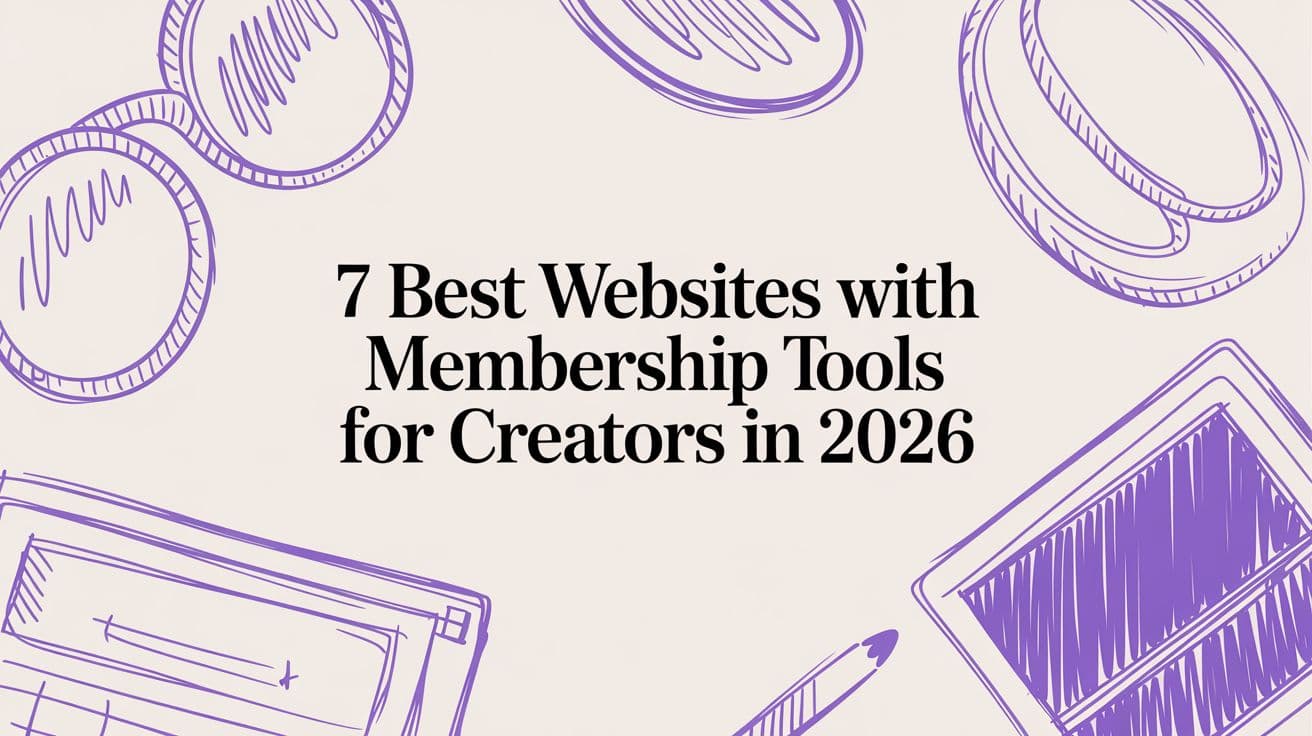 7 Best Websites with Membership Tools for Creators in 2026