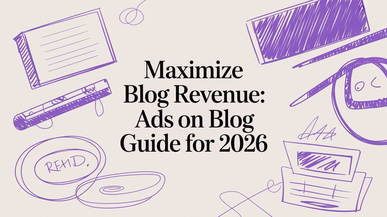 Maximize Blog Revenue: Ads on Blog Guide for 2026