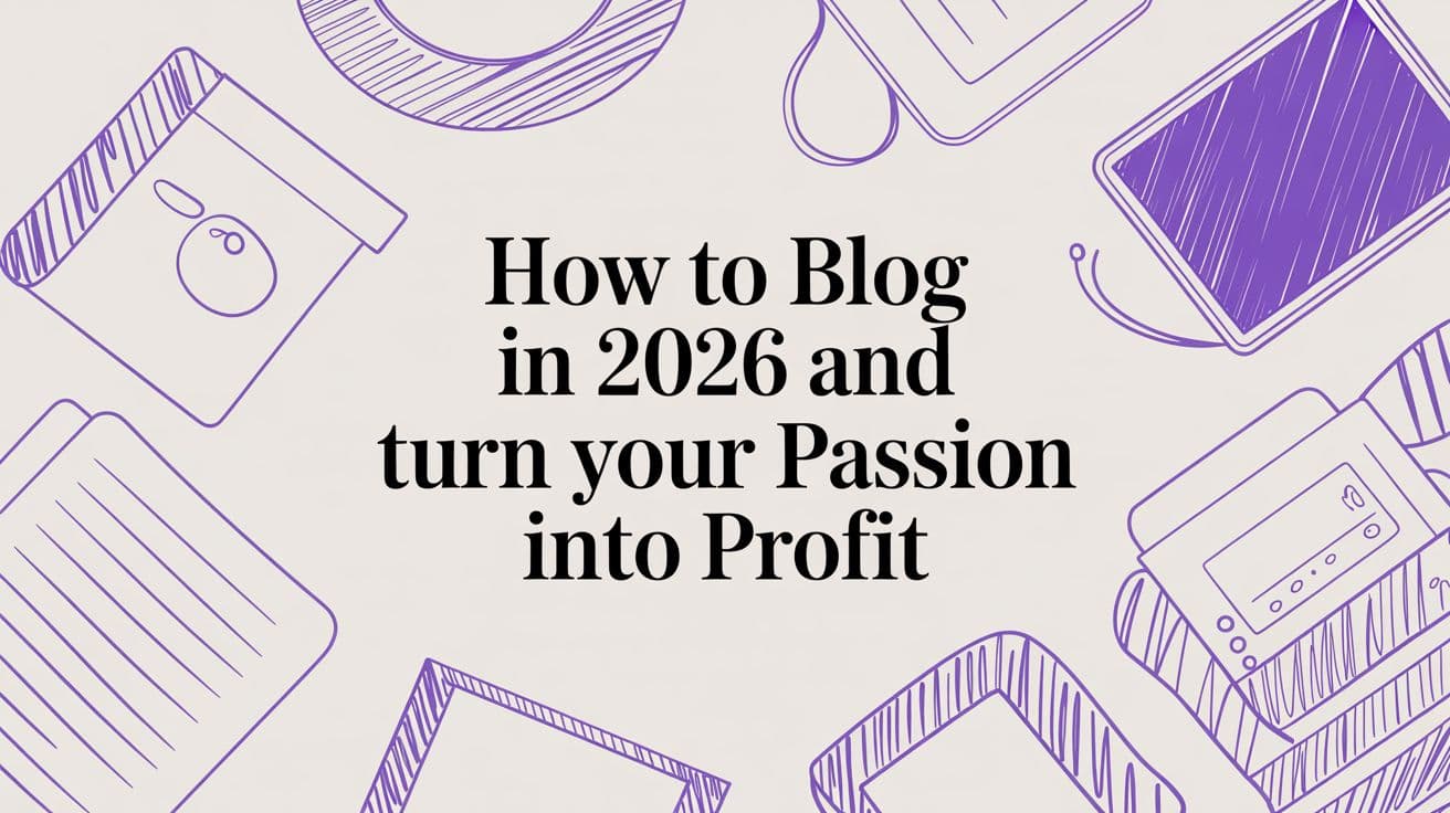 How to Blog in 2026 and Turn Your Passion Into Profit