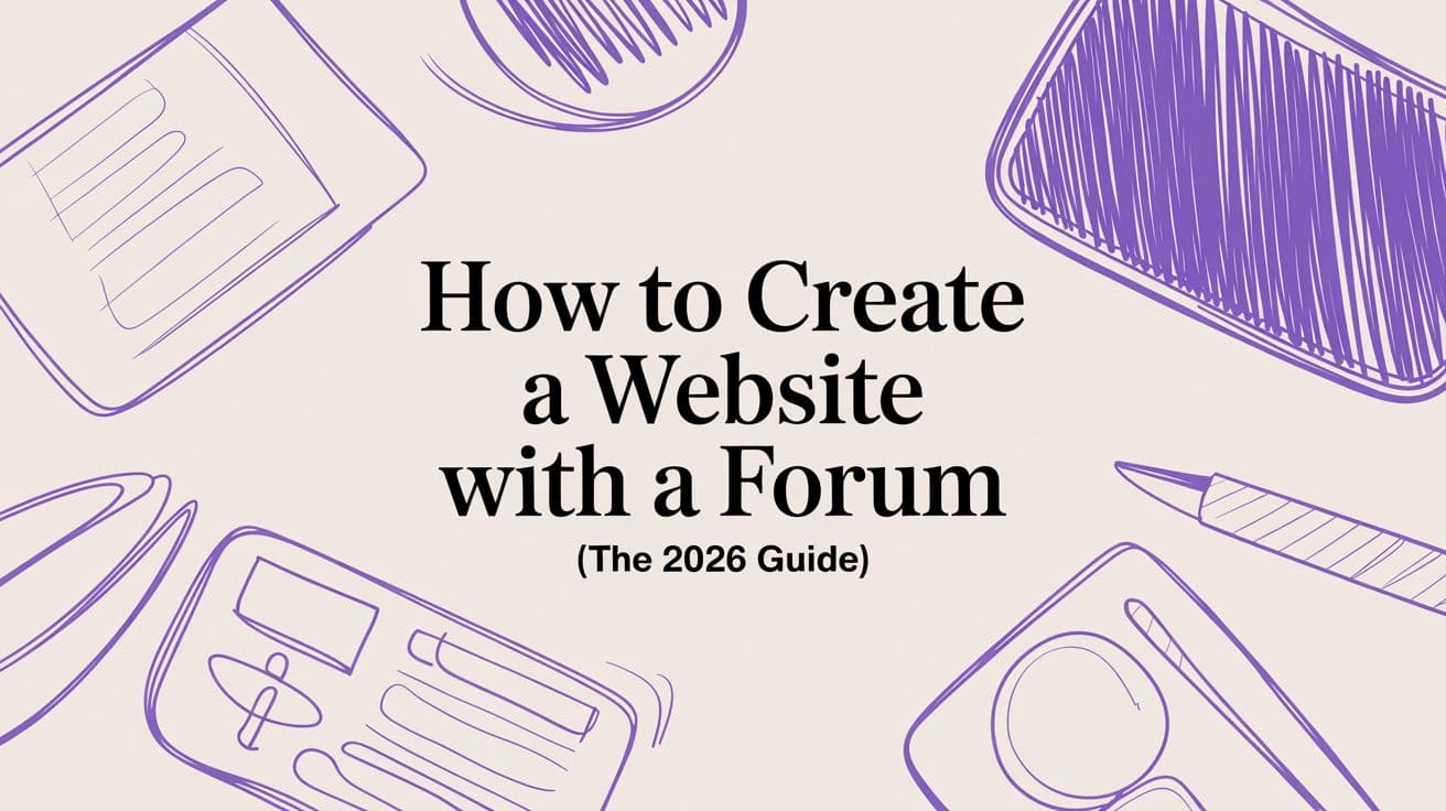 How to Create a Website with a Forum (The 2026 Guide)