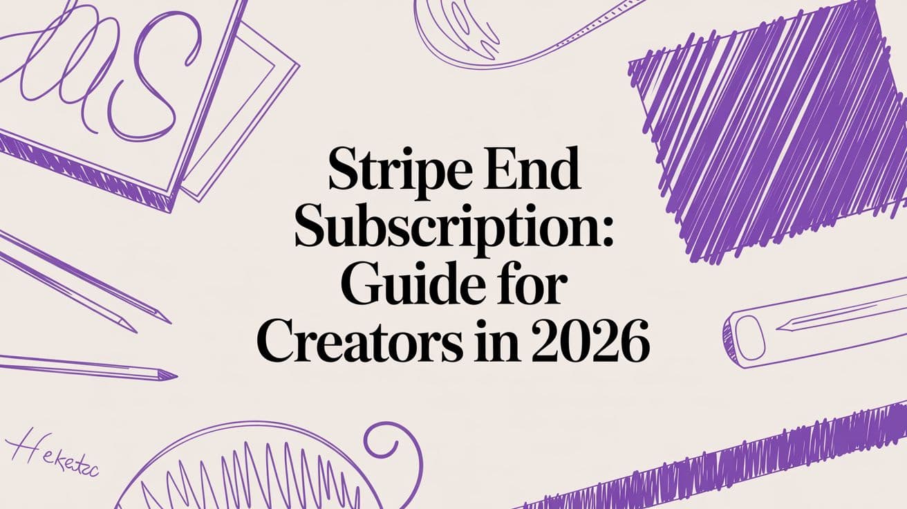 Stripe End Subscription: Guide for Creators in 2026