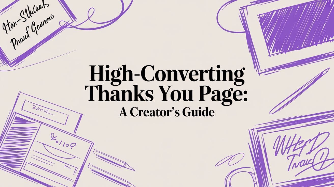 High-Converting Thanks You Page: A Creator’s Guide