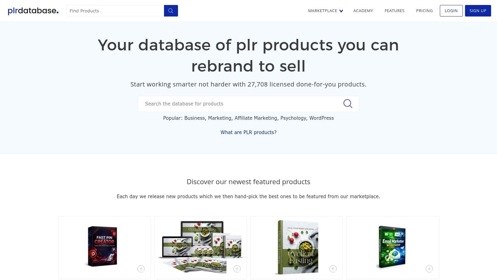 PLR Database