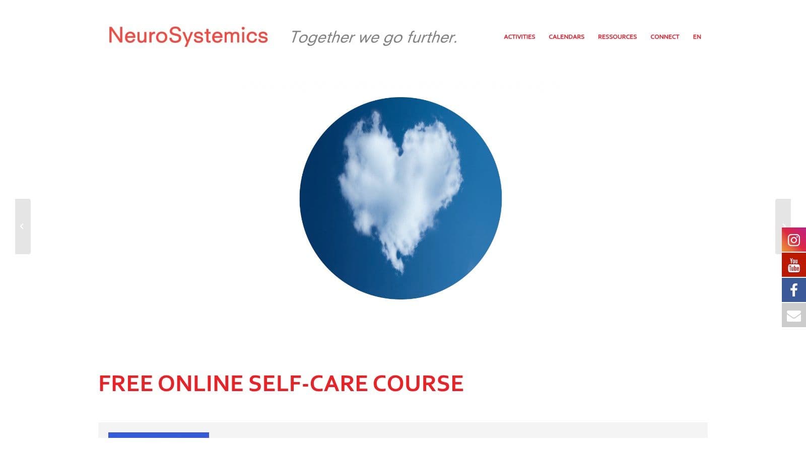 NeuroSystemics, Free Online Self-CARE Course (4 Weeks)