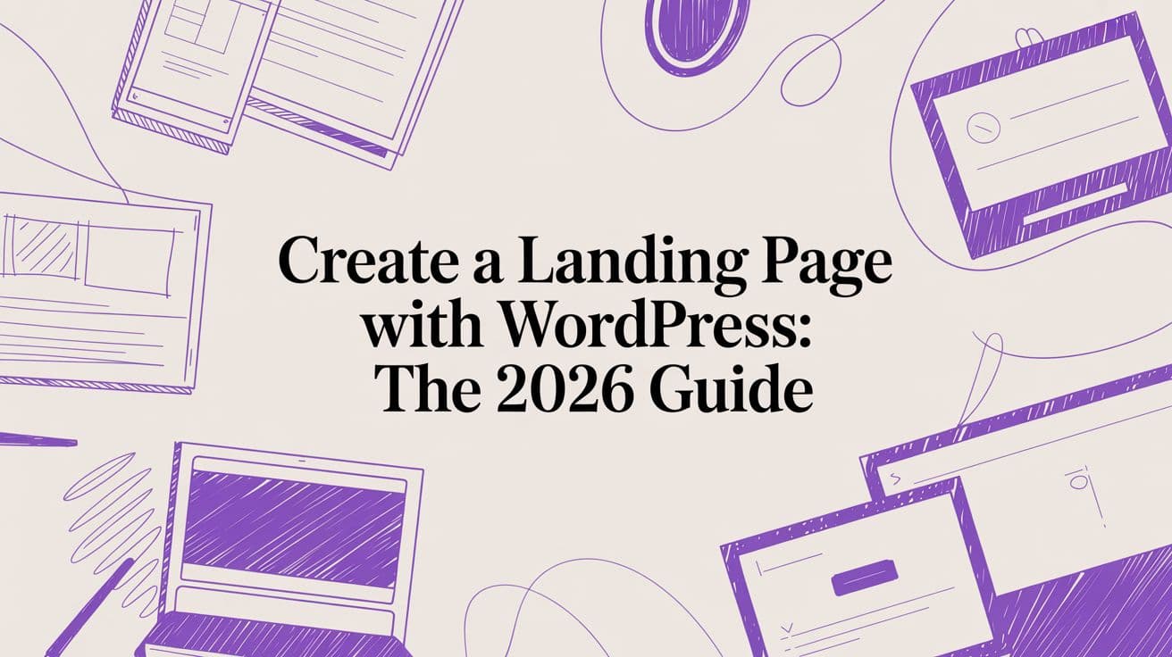 Create a Landing Page with WordPress: The 2026 Guide