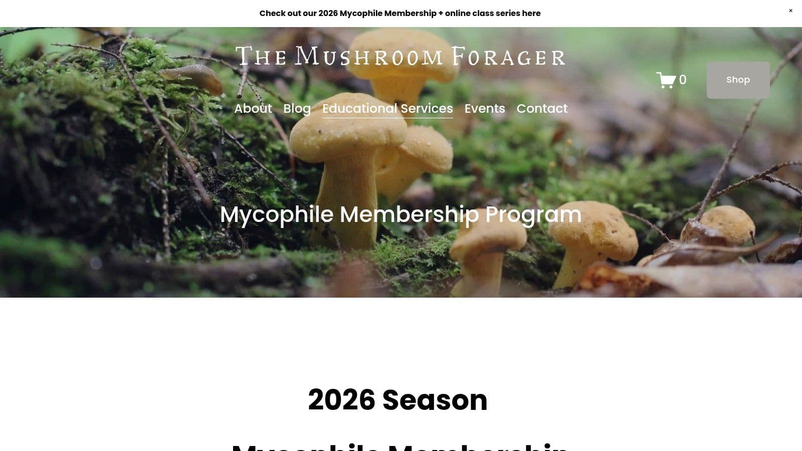 The Mushroom Forager – Mycophile Membership